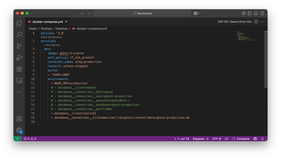 Ghost CMS: MySQL by default, but SQLite still has a place